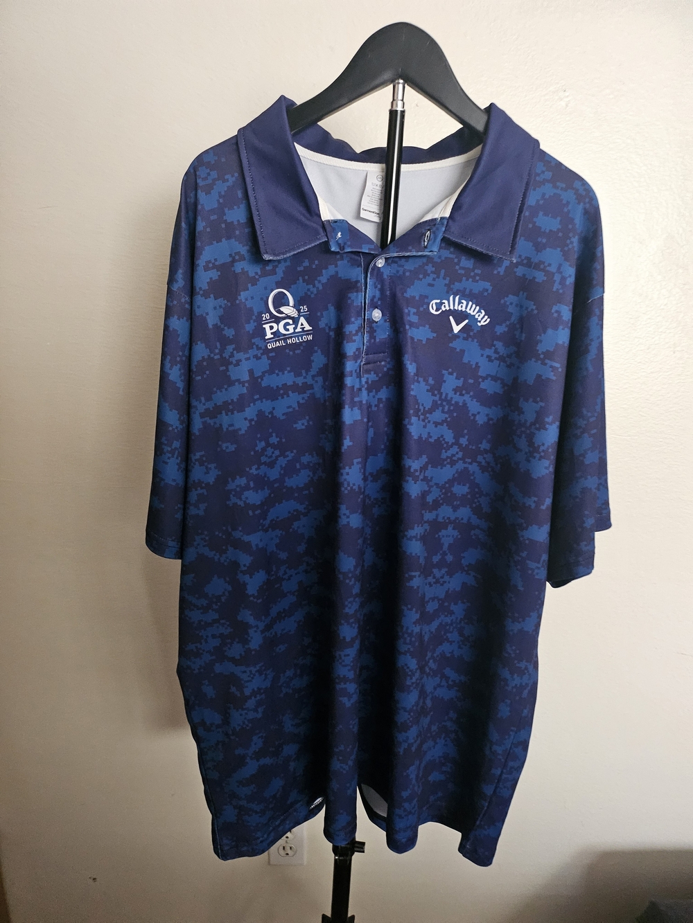 Men’s Navy Blue Callaway/PGA Polo Golf Shirt